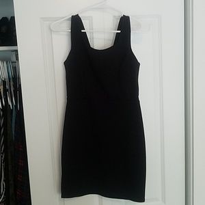 Black mini dress